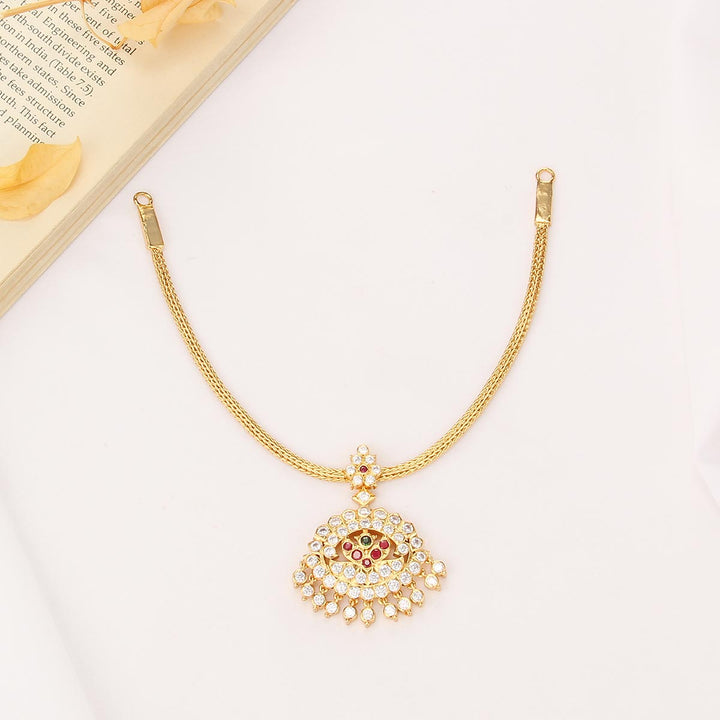 Golden Bloom Attigai Necklace