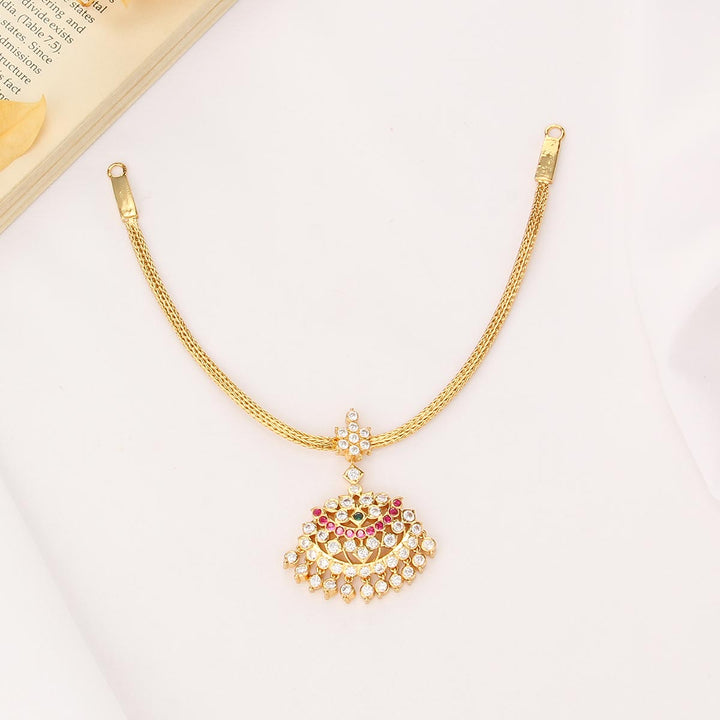 Golden Aura Attigai Necklace