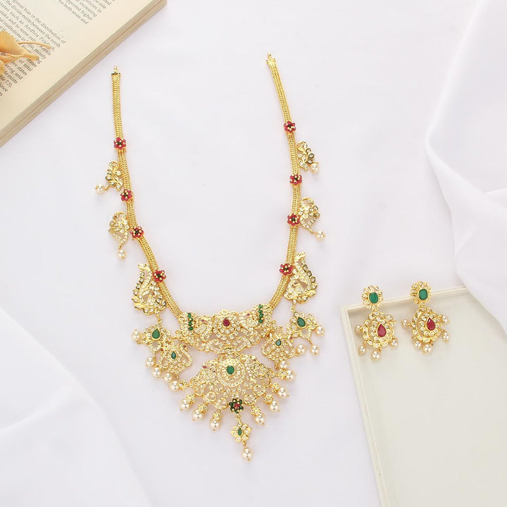 Vedic Charm Long Necklace Set