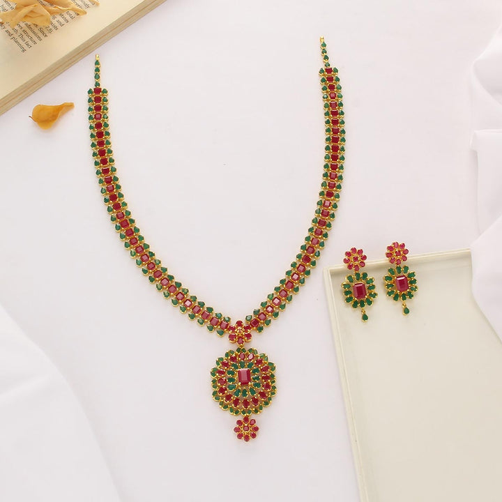 Trendy Long Necklace Set