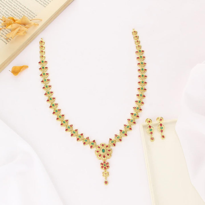 Nishalini Long Necklace Set