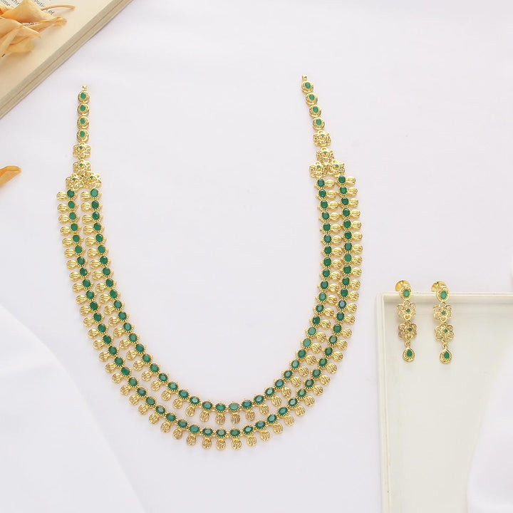 Crown Classic Long Necklace Set