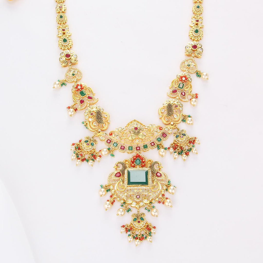 Pachi Aura Long Necklace Set