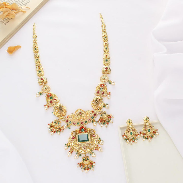 Pachi Aura Long Necklace Set