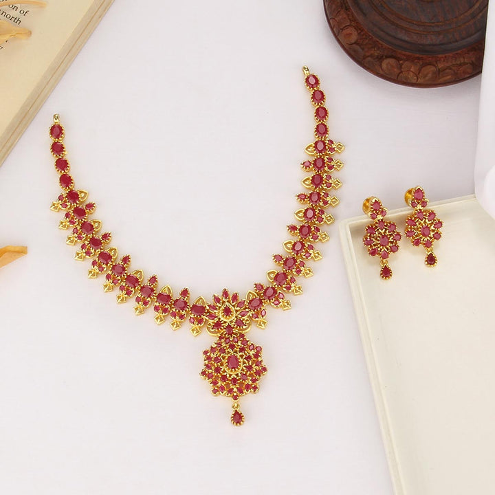Shamikha Short Necklace Set