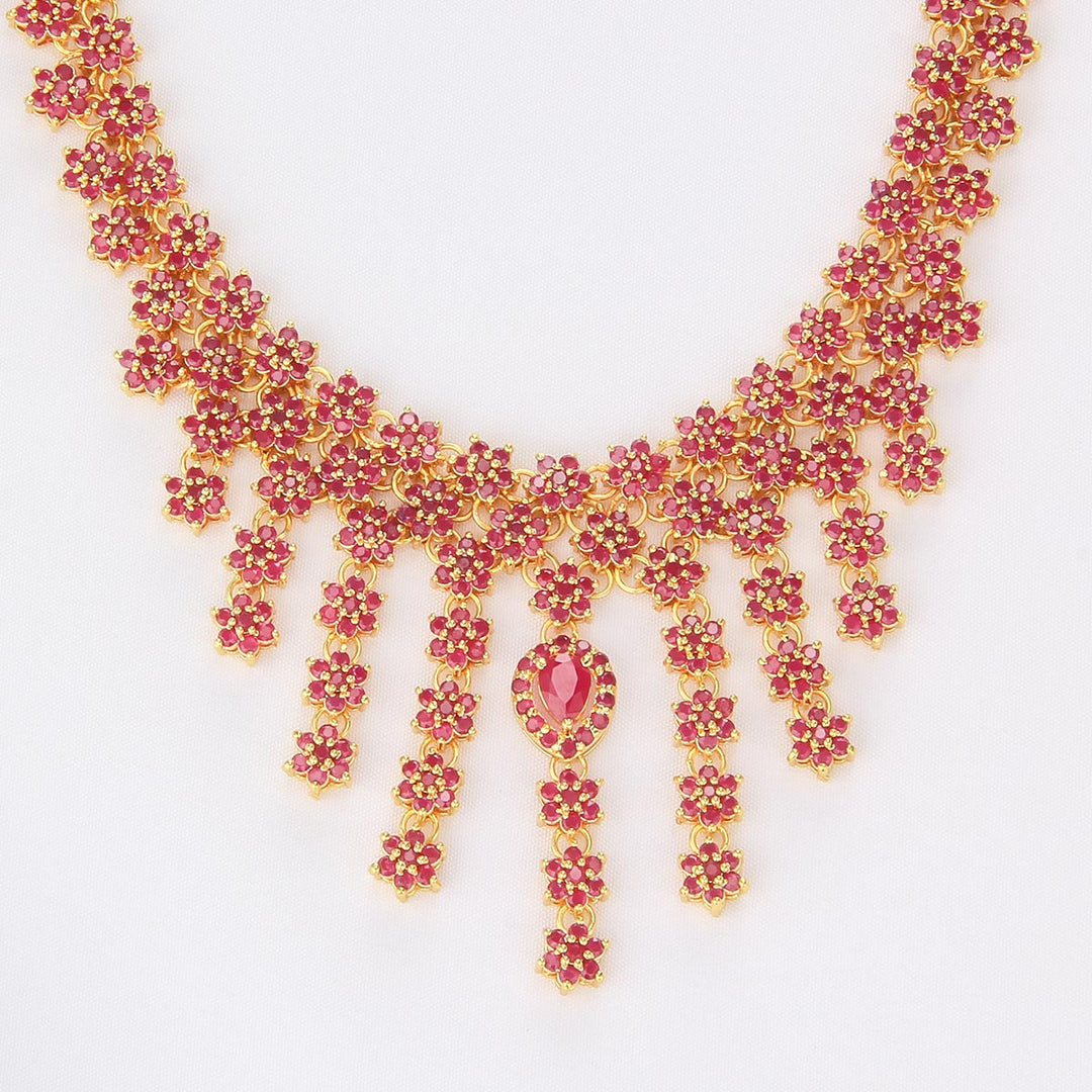 Pachi Petal Luxe Short Necklace Set