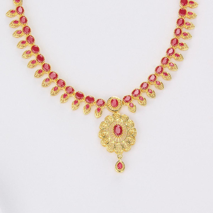 Glowing Short Necklace Set