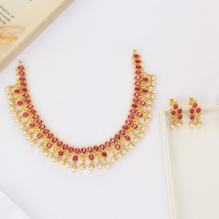 Pachi Glow Short Necklace Set