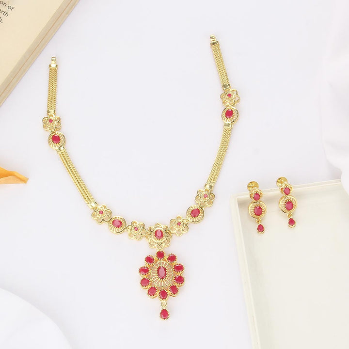 Empress Glow Short Necklace Set