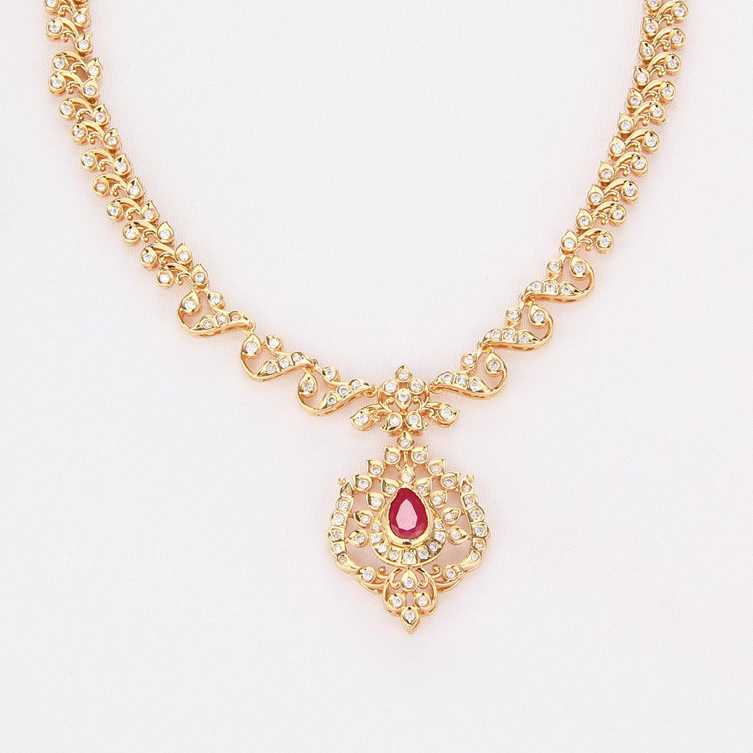 Dazzle Charm Short Necklace Set