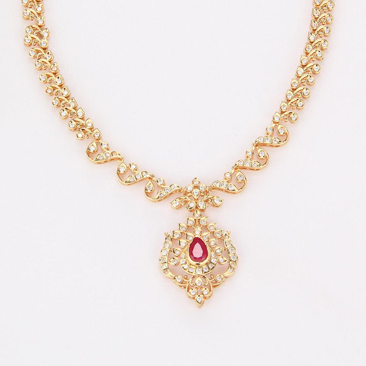 Dazzle Charm Short Necklace Set