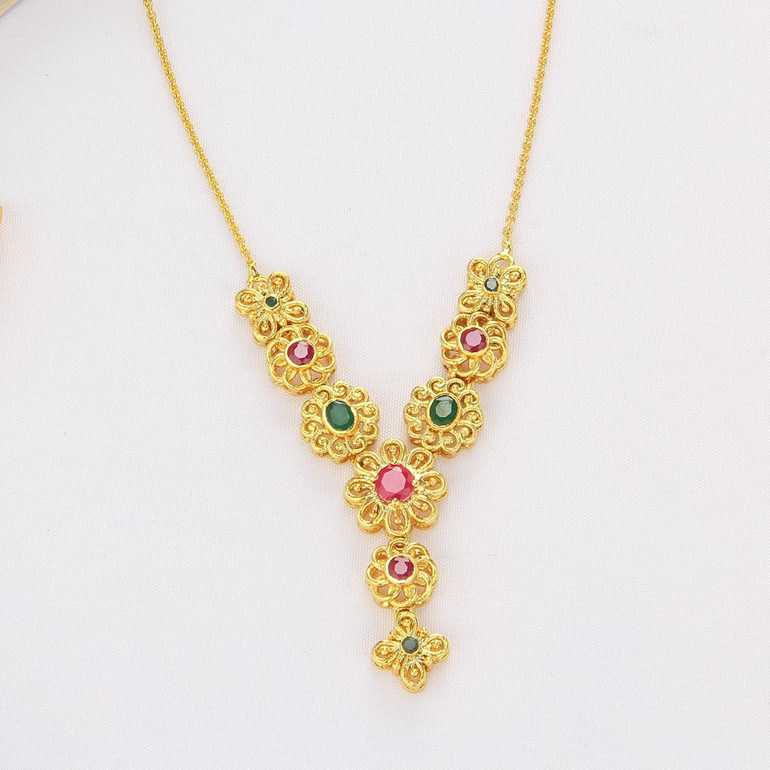 Abitha Long Necklace Set