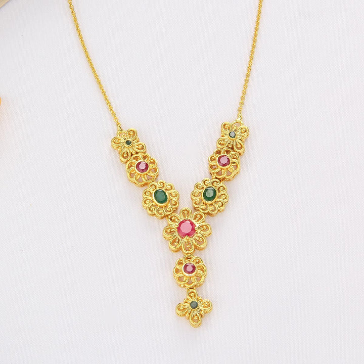 Abitha Long Necklace Set