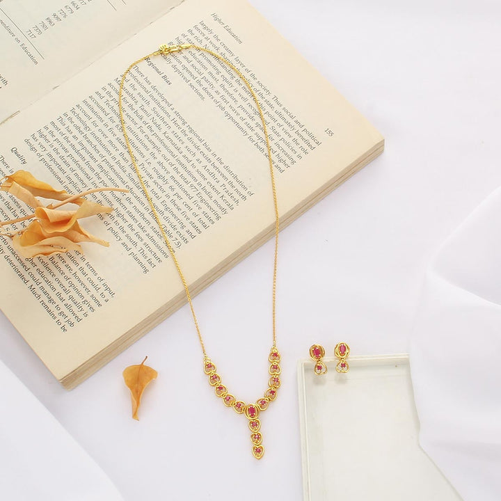 Reyna Long Necklace Set