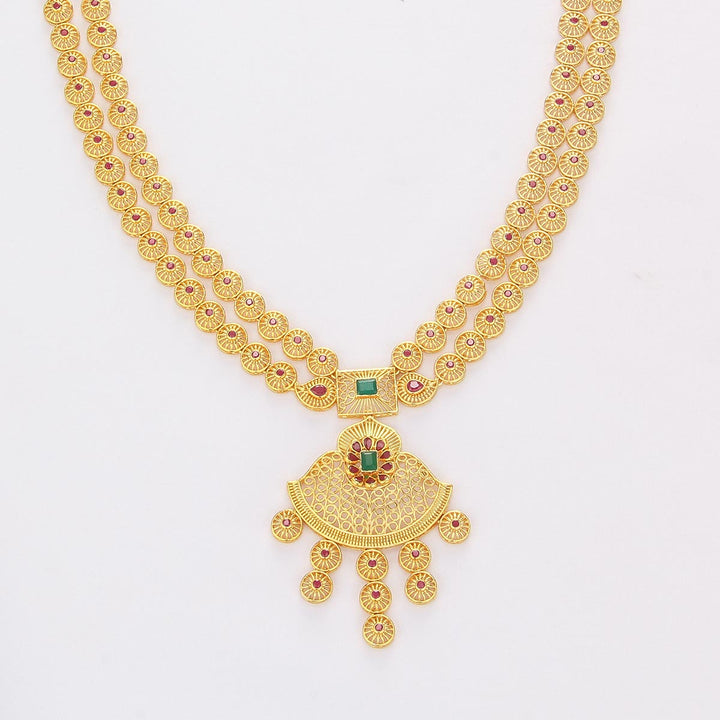 Luxe Drapes Long Necklace Set