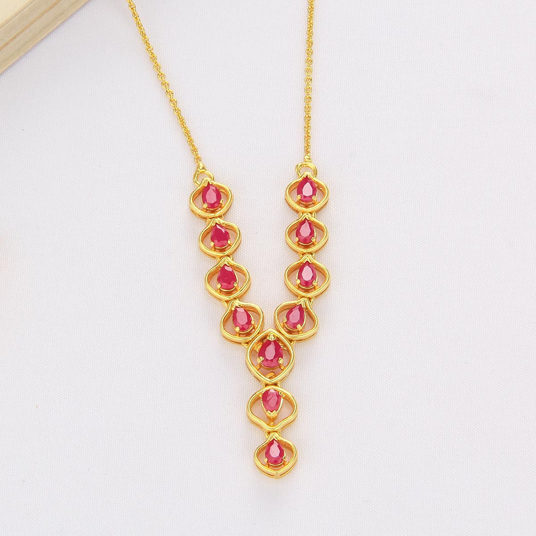 Rebina Long Necklace Set
