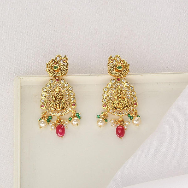 Lakshmi Pakshi Short Necklace Set