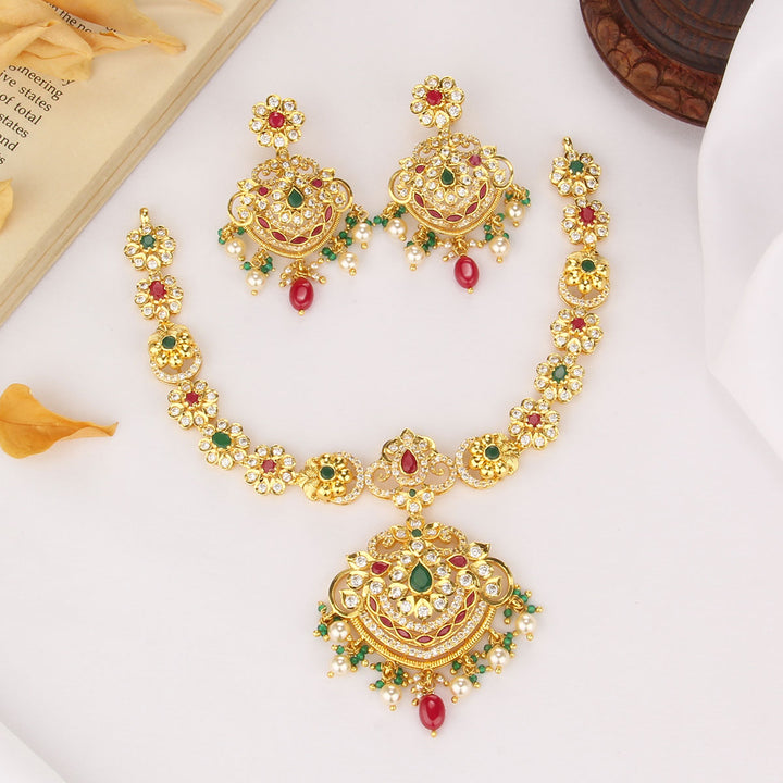 Lavishka Short Necklace Set