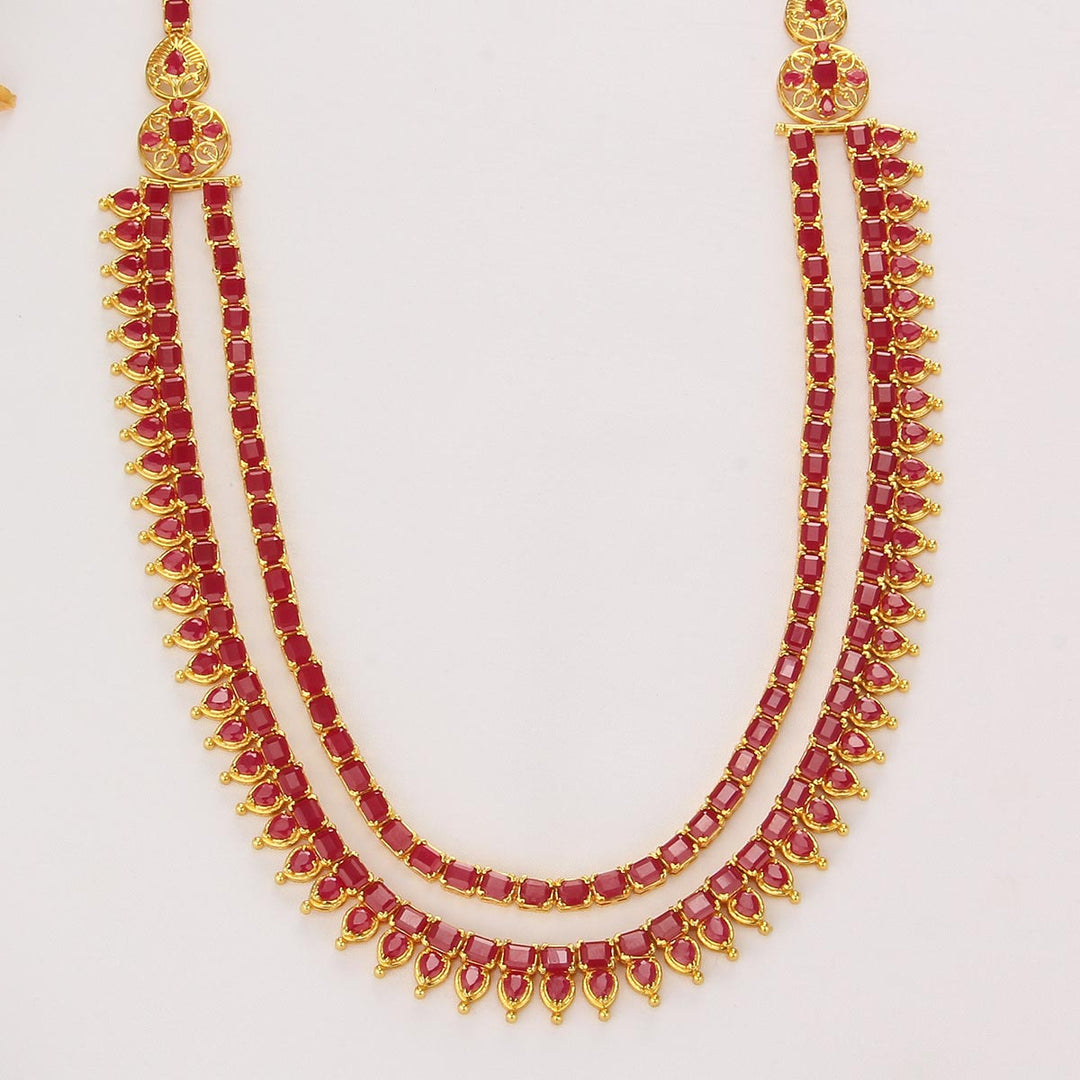 Anusha Bridal Long & Short Necklace Set