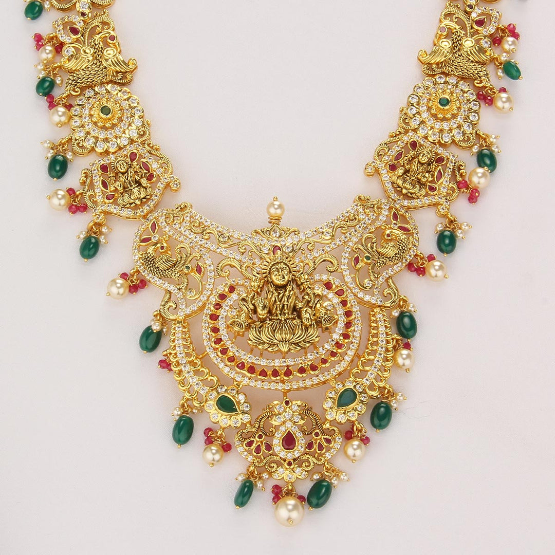 Janvikha Long & Short Necklace Set