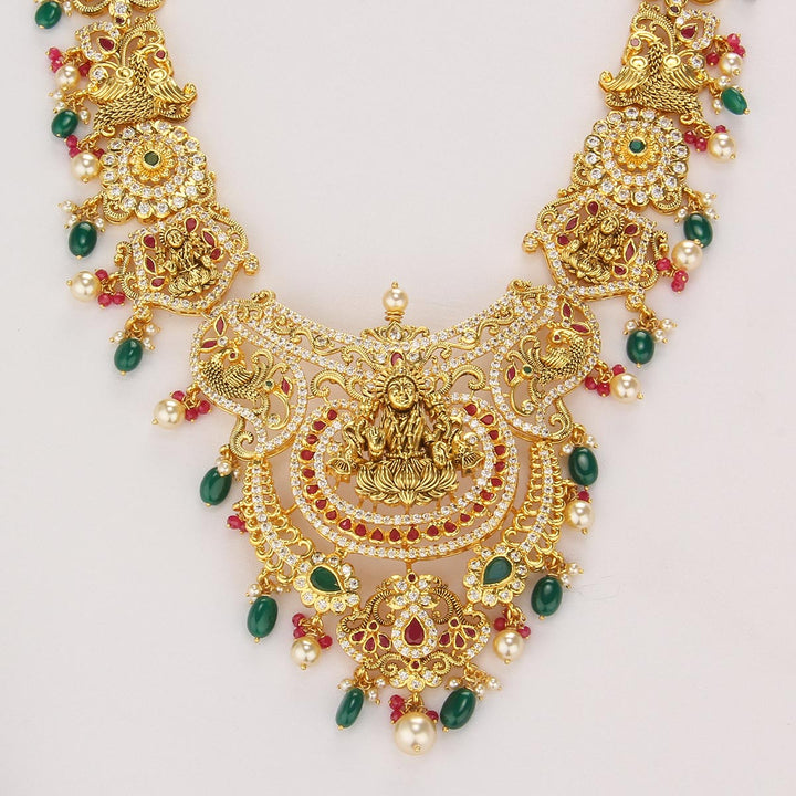 Janvikha Long & Short Necklace Set