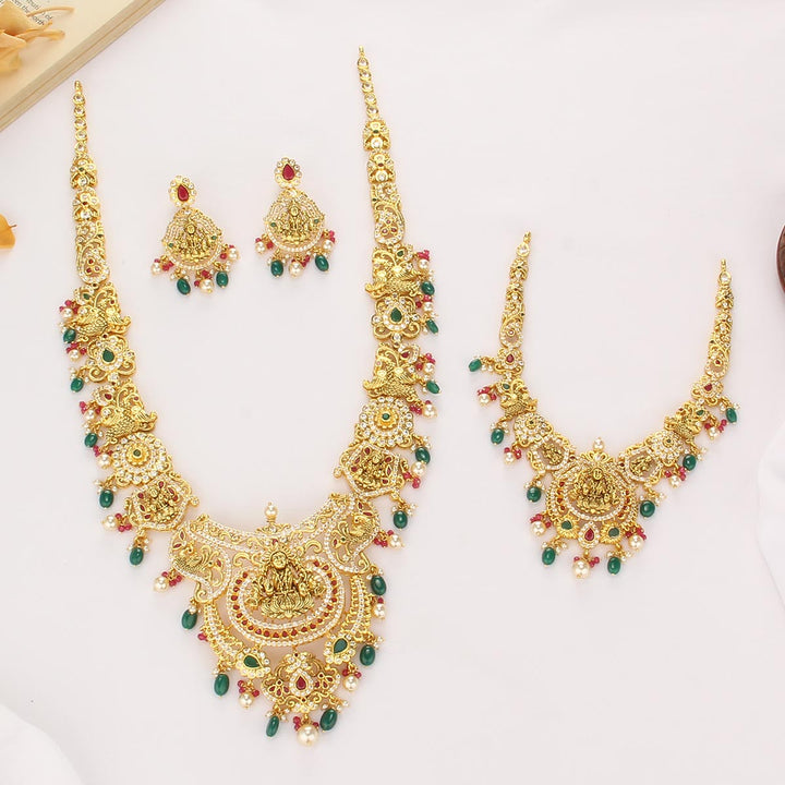 Janvikha Long & Short Necklace Set