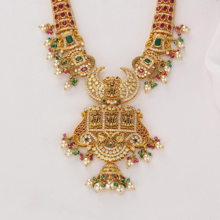 Ishwarya Long & Short Necklace Set