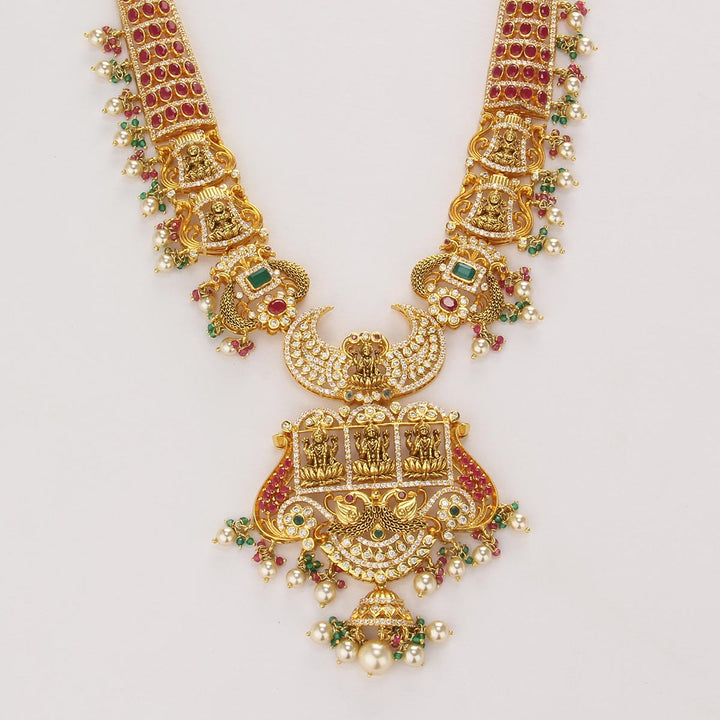Ishwarya Long & Short Necklace Set