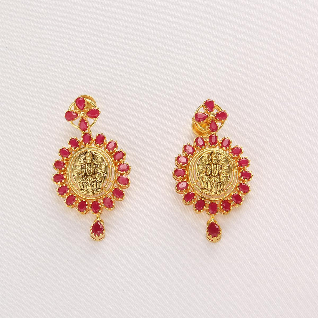 Golden Glow Long & Short Necklace Set