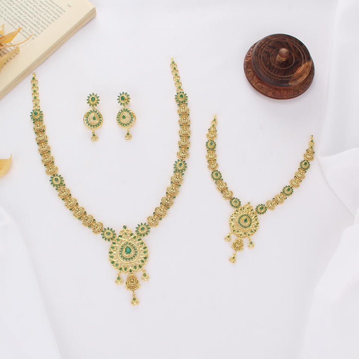 DazzleMist Long & Short Necklace Set