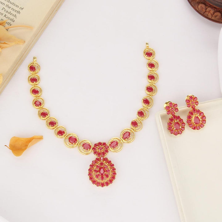 Aadhani Short Necklace Set