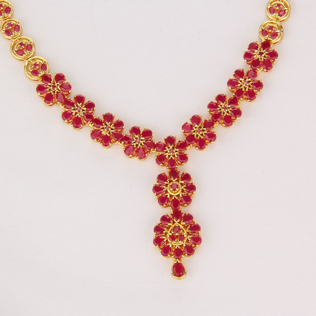 Nidhra Short Necklace Set