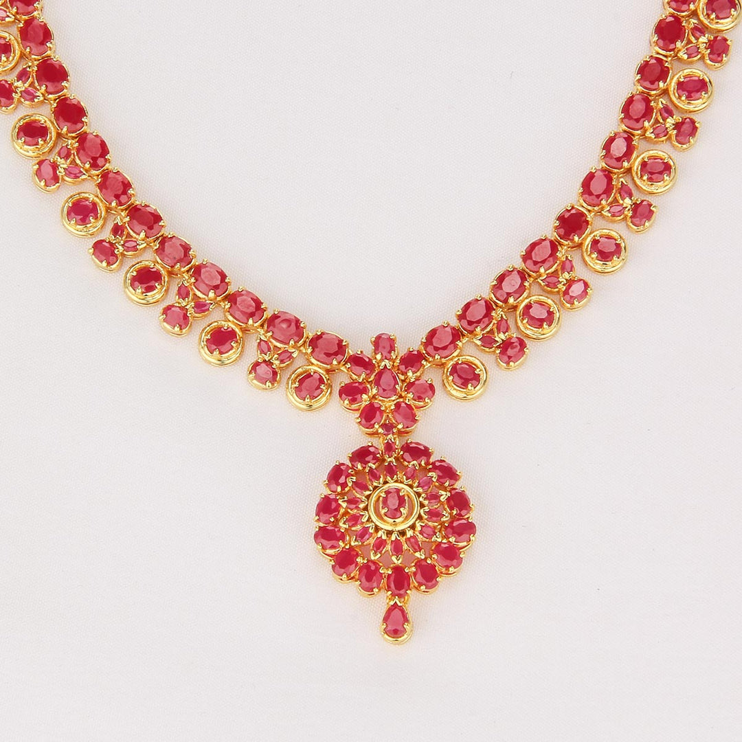 Nithra Short Necklace Set