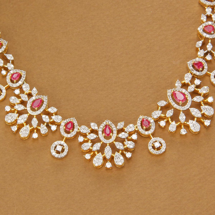 Ahana Diamond Design Short Necklace