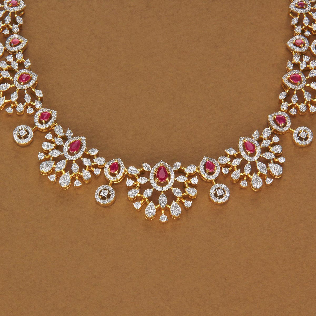 Ahana Diamond Design Short Necklace
