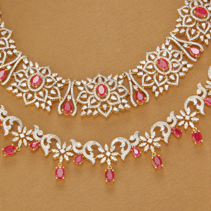 Kanishka Diamond Design Short Necklace