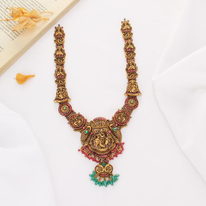 Golden Aura Nagas Long Necklace