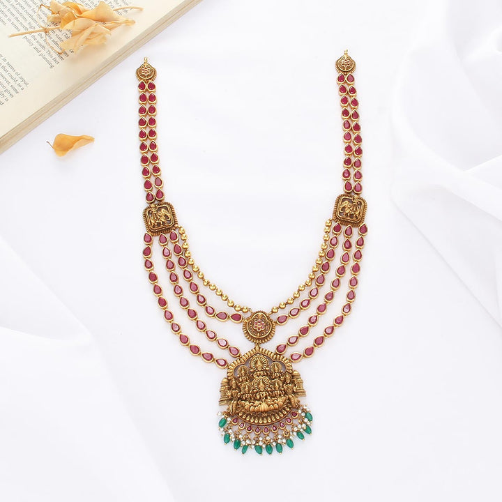 Layer Charm Nagas Long Necklace