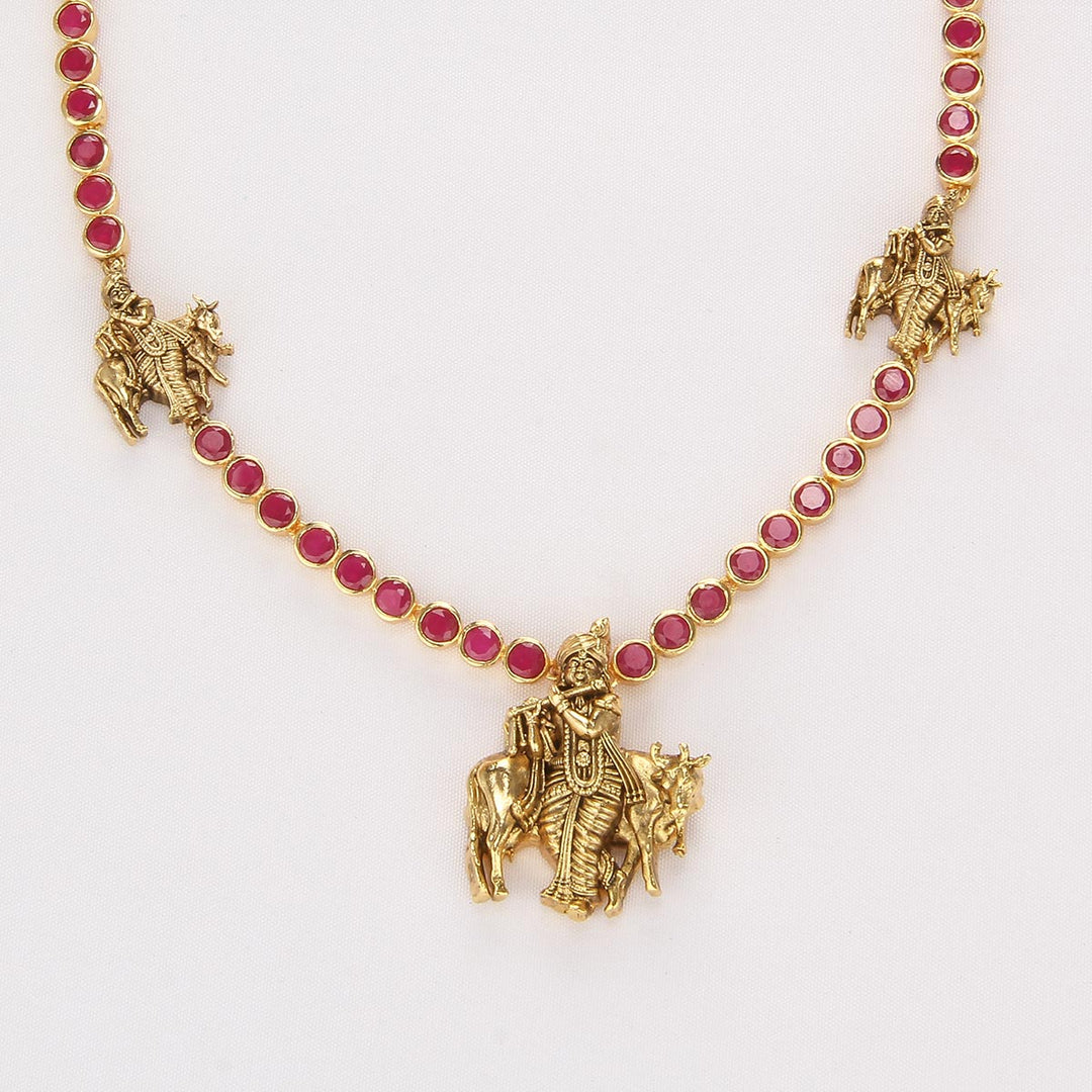 Unique Designed Short Necklace Set