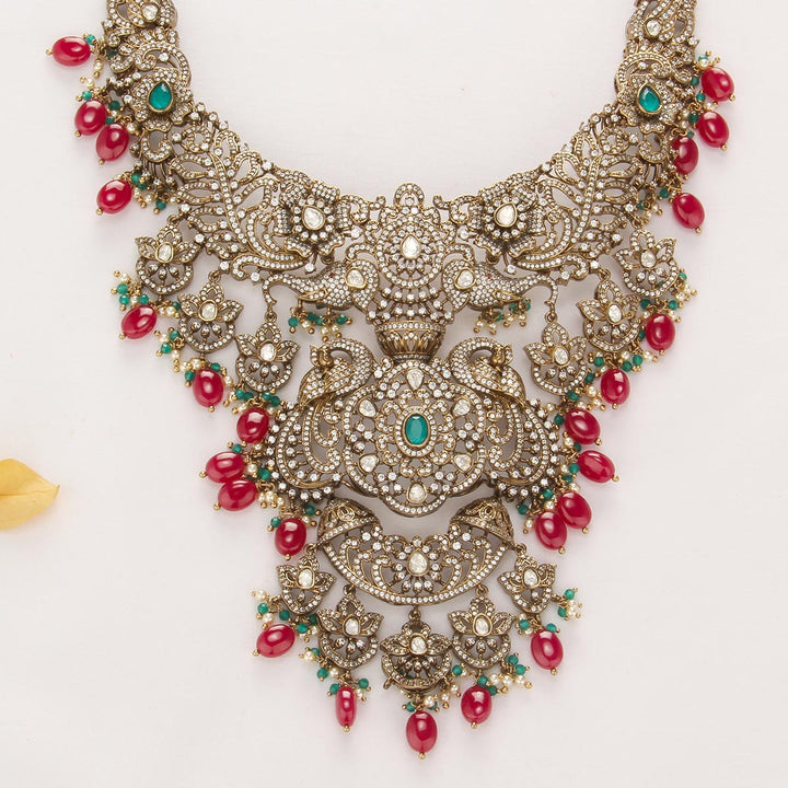 Henisha Victorian Long Necklace set