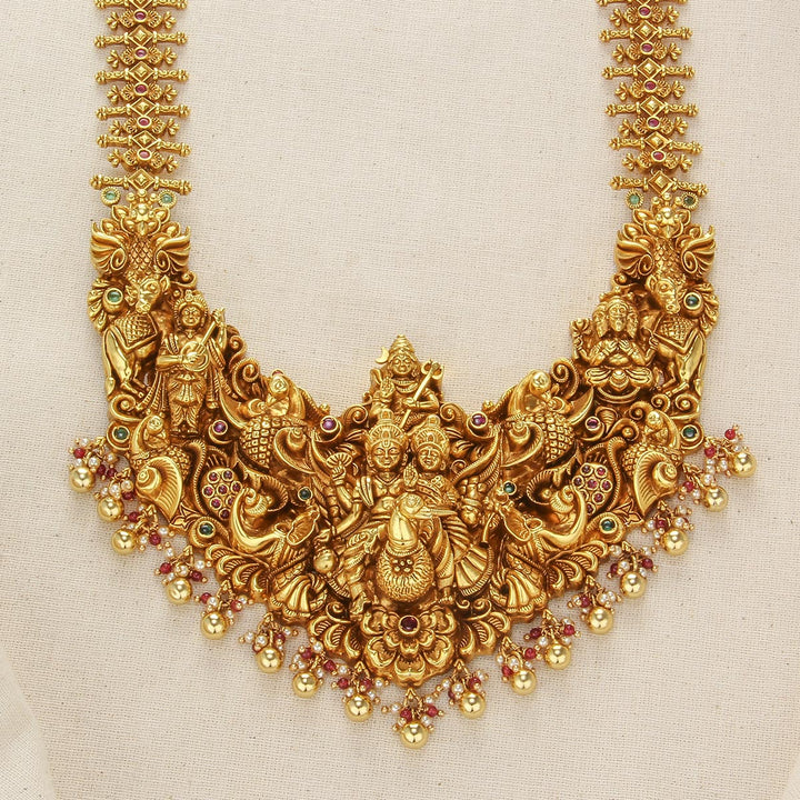 Bridal Charm Nagas Long Necklace Set