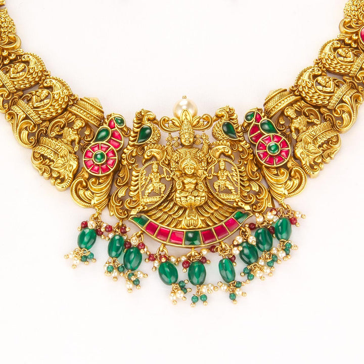 Brindha Nagas Short Necklace Set