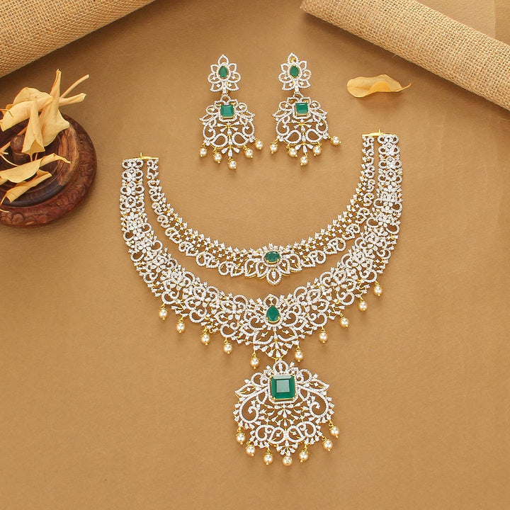 Bridal Starlight Short Necklace Set