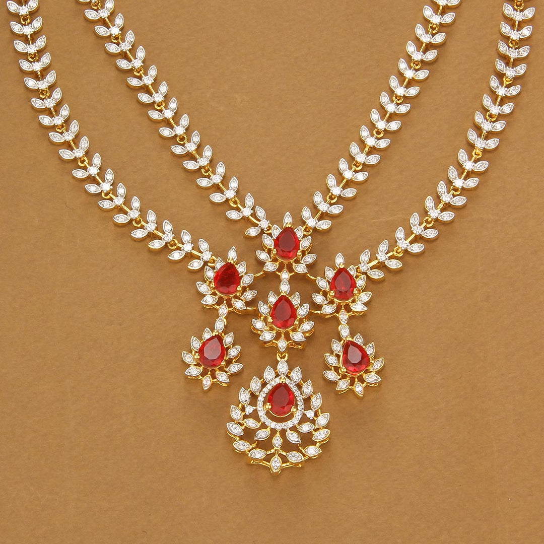 Layer Charm Short Necklace Set