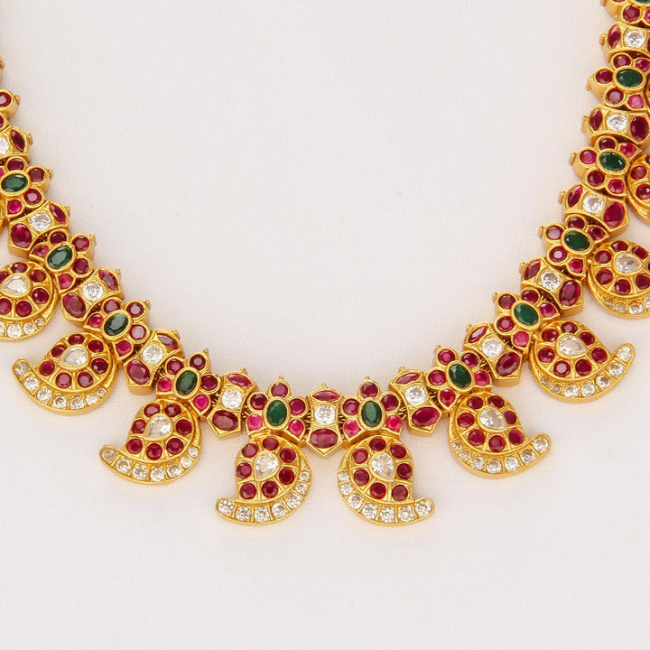 Pretty Mango Short Necklace Set