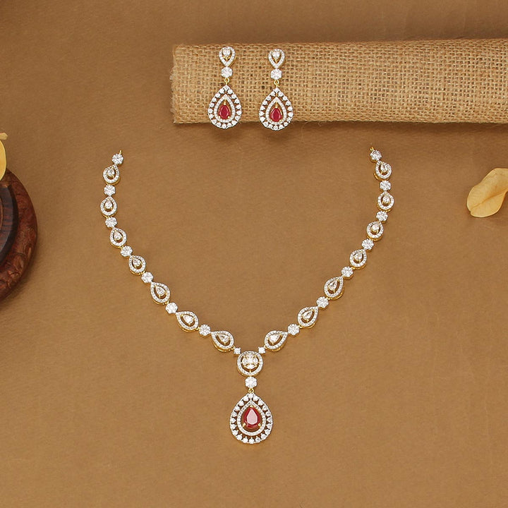 Festive Elegance Short Necklace Set