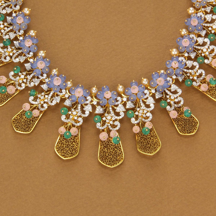 Yuthiksha Avikam Short Necklace Set