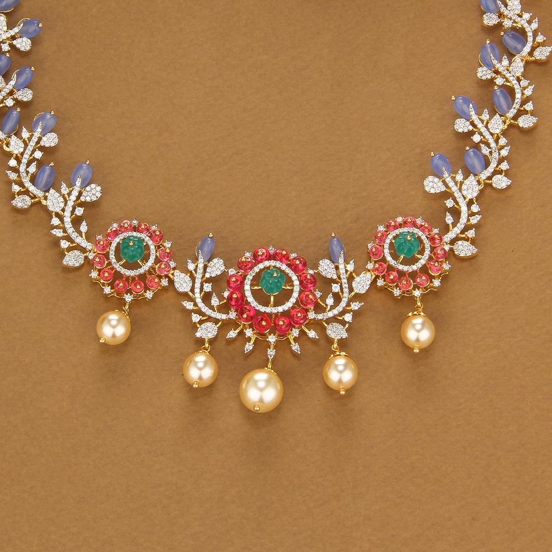 Dharsara Avikam Short Necklace Set