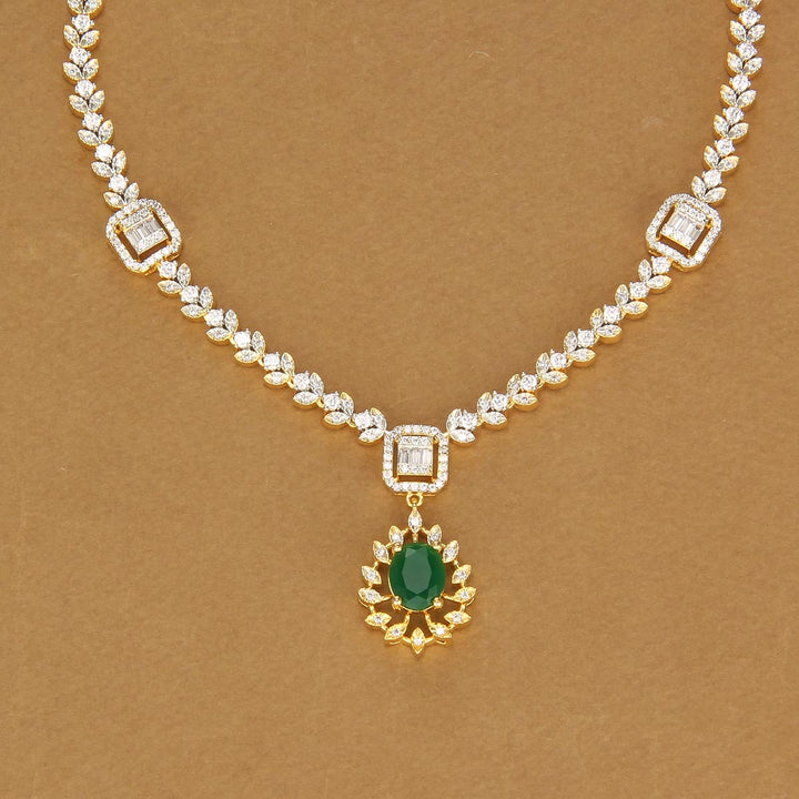 Dual Shine Short Necklace Set