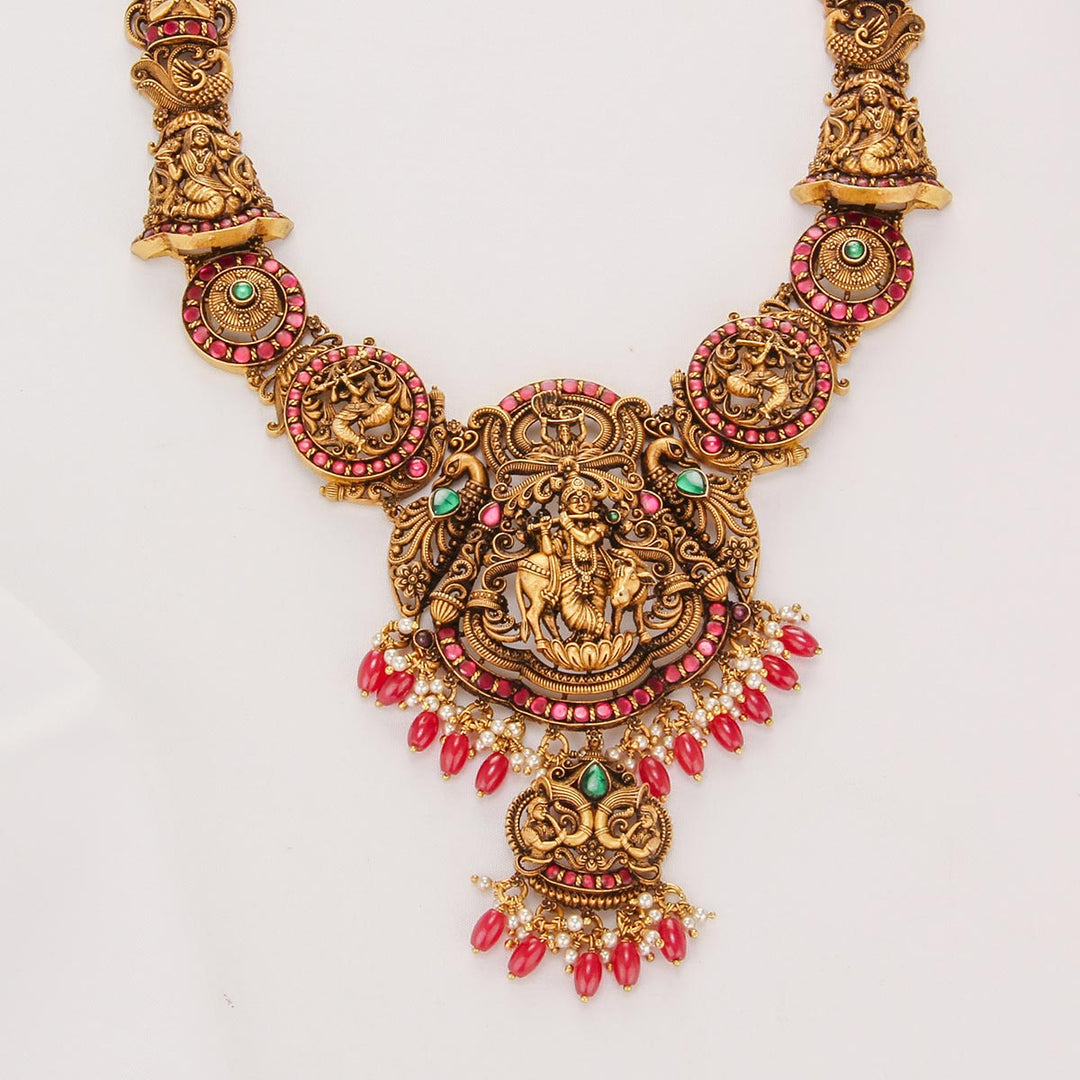Charvithika Nagas Long Necklace